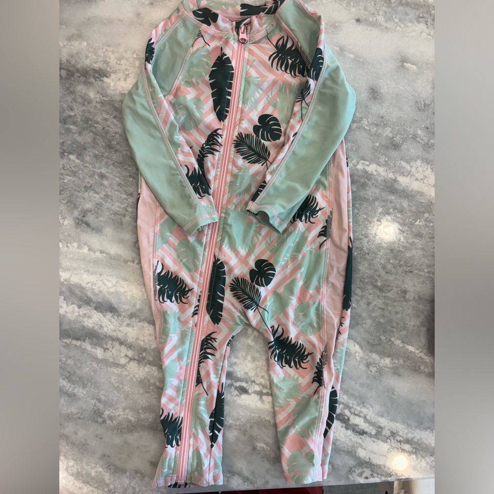 SwimZip BodySuit Swim Suit with hat